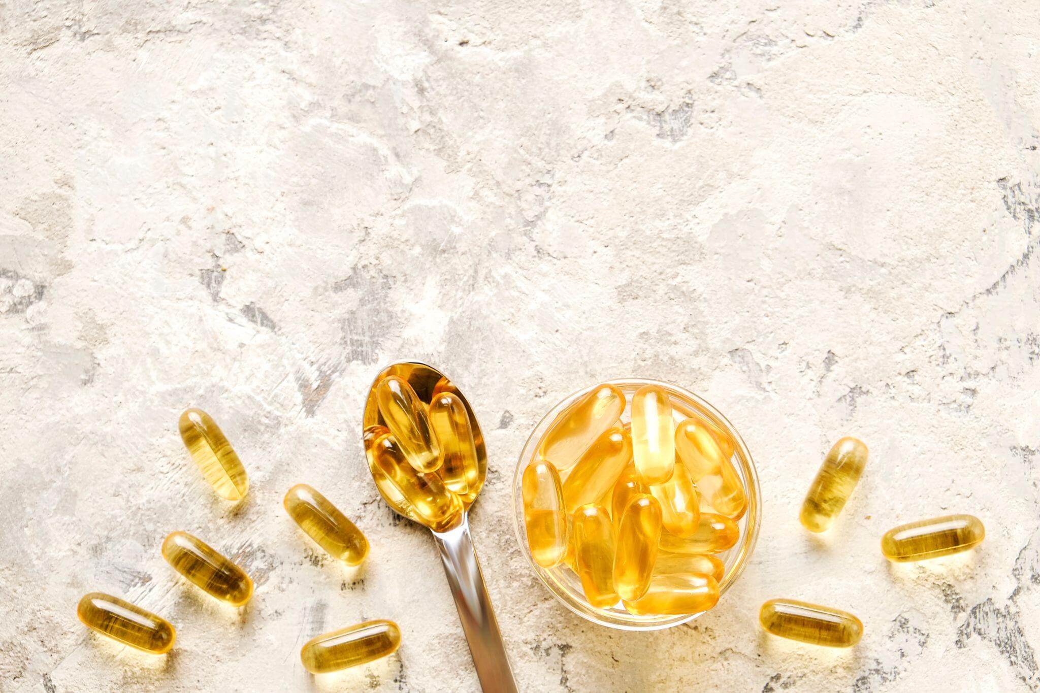 Yellow capsules