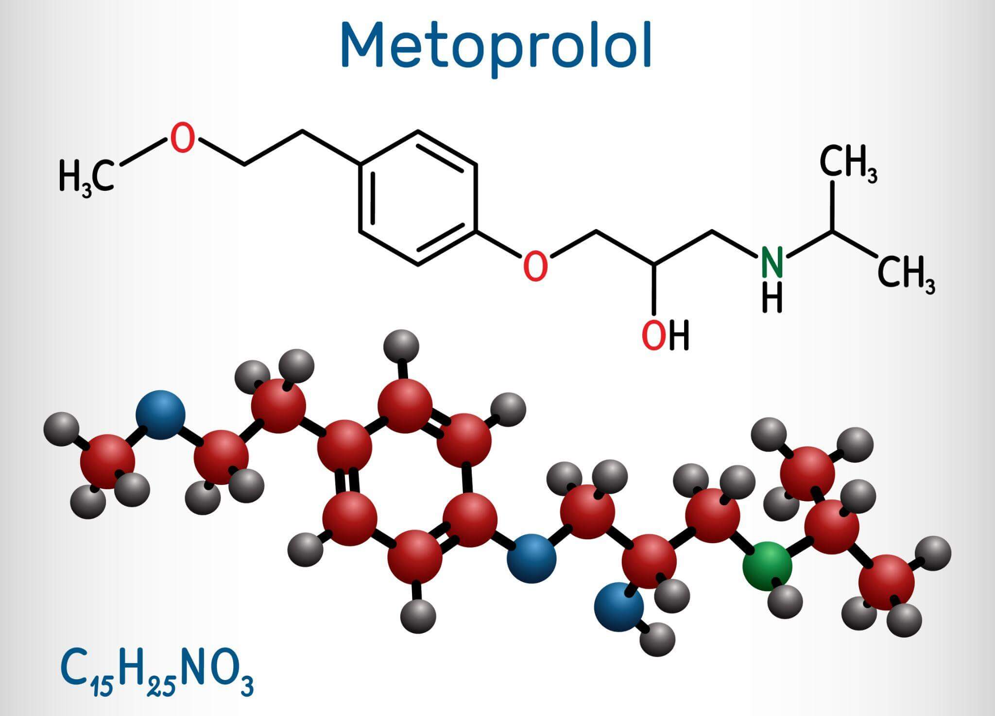 Metoprolol molecule