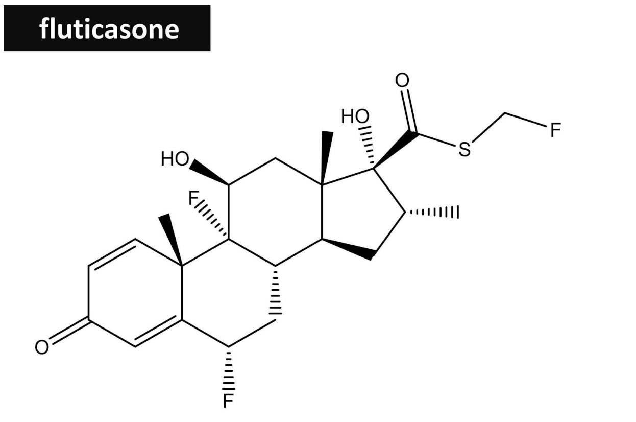 fluticasone molecule