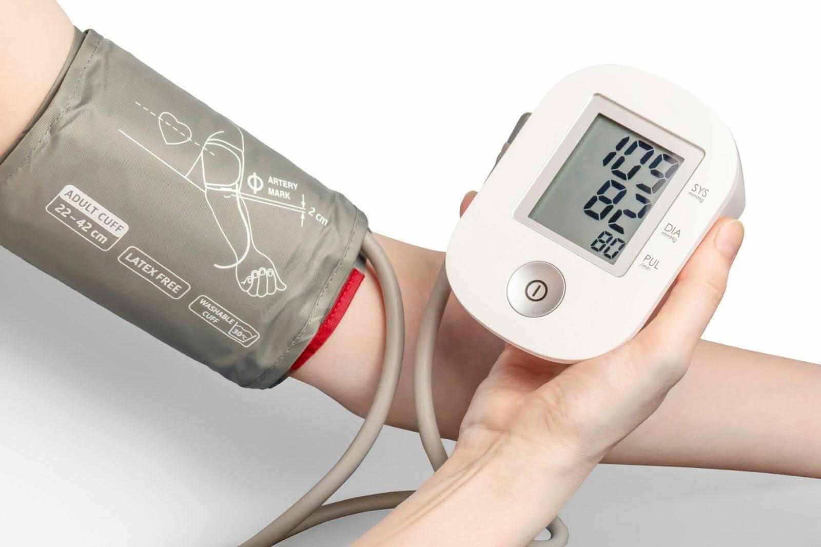 measuring blood pressure